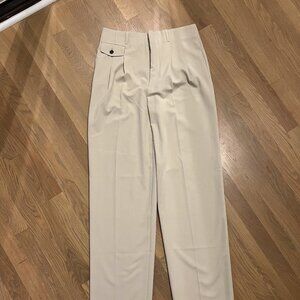 ZARA Beige Straight leg Trouser Small